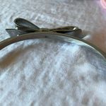 Kate Spade : Silver Tone Bracelet with Bow- Side Clasp Photo 5