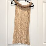 Anthropologie Moth Sleeveless Space Dye Draped cowl Neck Tunic Dress small Orange Photo 2