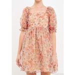 Endless Rose Puff Sleeve Mini Dress Photo 3