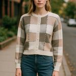 Dress Barn Vintage 90s  Knit Cardigan Cottage Core Small Petite Photo 0