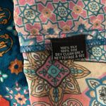 Tolani  Size S 100% Silk Mini Shift Dress Boho Indie Bohemian Bell Sleeves Photo 4