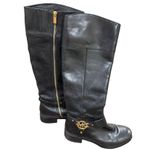 Michael Kors women’s black leather knee high boots shoes size 7M SKU 3806 Photo 12