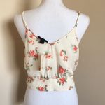 Forever 21 Floral Chiffon Ruffle Crop Top Photo 7