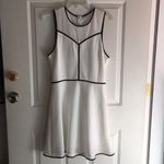 Bleuh Ciel New Women’s  Midi Dress Stretchy Lightweight White Black Size Large Photo 1