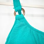 Shade & Shore NWT Womens Square Neck Pucker High Leg One Piece Swimsuit Size S Photo 4