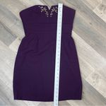 Max and Cleo  Rhinestone Detail Strapless‎ Sheath Dress Purple 2 Photo 13