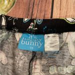 Happy Bunny Print Lounge Pajama Pants Black Photo 2