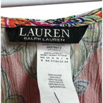 Ralph Lauren  Multi-color Paisley Flutter Sleeve Swim Cover-Up Dress Medium Photo 1