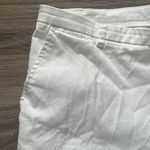 ATM Distressed Women’s White Cargo Cropped Pants 12 Distressed Casual Ankle Size 10 Photo 7