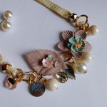 Cute Victorian Style Dangle Necklace Set Purple Photo 5