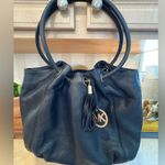 Michael Kors Ring Purse with Tassel and logo. NWOT Black Photo 11