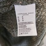 American Eagle Outfitters Whoa So Soft Waffle Knit Henley Sweater Olive Green M Photo 2