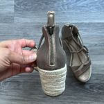 Eileen Fisher Eileen Fishers Wanda Metallic Suede Espadrille Wedge Sandals Size 6.5 Photo 6