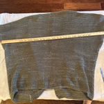 Universal Threads Universal Thread Cardigan olive green waffle knit boxy open front pockets sz M Photo 9