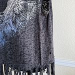 Rock & Republic Eagle Fringe Tank XL Black Grunge Biker Festival Streetwear Top Photo 4