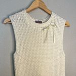 Vintage Coquette Girl Knit Bow Tank Size L Photo 1