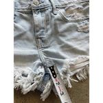 Abercrombie & Fitch ShortsSize 2 W 26 Blue Denim Distressed Frayed Hem Light Wash Photo 7
