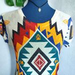Gaze Boho Tribal Aztec Lightweight Sweater Size M Photo 1