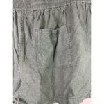 Torrid  Linen Spandex Blend Green Pull On Drawstring Pocket Shorts Size 0 Photo 3