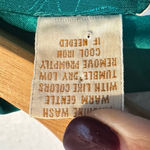 Victoria's Secret  Women's Gold Label Vintage Emerald Green Lingerie Robe Photo 7