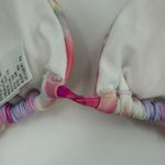 BASTA SURF Bikini Top Size Small NEW Triangle String Tie Dye Swim Beach NWOT Pink Photo 7