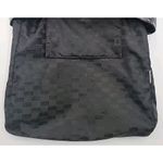 Michael Kors  Black Patent Leather Purse Shoulder Bag Tan Strap Logo Charm READ Photo 7