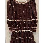 Ulla Johnson NWT Adama Beaded Long Sleeve Minidress Size 4 Photo 3