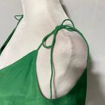 & Other Stories Shoulder Tie Strap V-Neck Camisole Tank Top Green Size 2 Photo 5