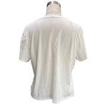 Lucky Brand  Peace Love Unity Hope crop T Shirt Red White Blue America size small Photo 3