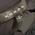 Koral  Active Zip Up Long Sleeve Performance Jacket Black Sz S Photo 5