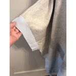 Ann Taylor M/L Womens Oversized Poncho style Sweater Gray Blue Photo 1