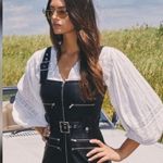 We Wore What  Vegan Leather Romper Photo 2