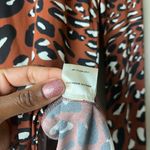 Alexandre Vauthier Brown Leopard Animal Print Long Sleeve Crewneck‎ Tee Size L Size L Photo 6