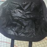 Victoria's Secret  Sequin Lip Zip Shoulder Tote Weekend Duffle Gym Black Bag Photo 8