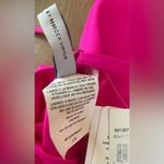Becca NWT  by Rebecca Virtue Pink Asymmetrical One-Piece Swimsuit L48555; L Photo 5