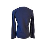 Mountain Lake ‎ Sport Blue V-neck Heavyweight T-shirt sz MEDIUM Minimalist Photo 2