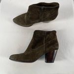 Frye Renee Seam Suede Short Boot in Brown Size 10 Photo 4