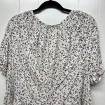 Beach Lunch Lounge Womens Floral Bohemian Romantic Cottage Peplum Top Size Lage Photo 6