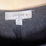 Umgee  Womens‎ Linen Black Charcoal Tunic Dress Size 2X Career Work Wear Photo 1