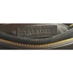 Talbots ⭐️ Leather Suede Gold Hardware Classic Women's Handbag Purse Bag Vintage Photo 7