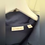 Van Winkle & Co. Navy Blue Button Down Collared Sleep Dress Long Shirt Large Photo 3