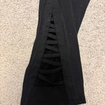 Athleta Black Criss Cross Cutout Capri Leggings Photo 3