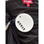 STAUD  Zenith Dress in Black Medium New Womens Midi Jersey Cocktail Photo 10