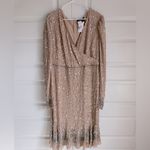 Mac Duggal . Sequin Gown with Embellished Rhinestone Hemline- NWT‎ Photo 3