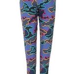 Adidas x Stella Sport Performance Blue Camouflage Leggings Size XS Purple Photo 1