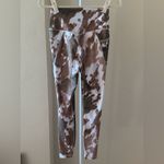 Gottex X By  Brown White Black Rachel Cow Print Capri Tie-Dye Leggings - S Photo 4