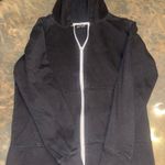 Joe Boxer Women’s  Black zip up hooded sweatshirt size medium  Photo 0