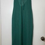 Lovers + Friends Revolve Sarai Maxi Dress green crochet sheer halter neck Small Photo 2
