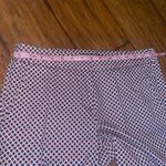Donna Ricco  Women's Geometric Mid-Rise Cropped Pants Flat Front Size 6 Photo 5