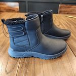 Eddie Bauer  Warm Lined Cushioned Siren Winter Boot Black Rubber Sz 9 New Photo 0